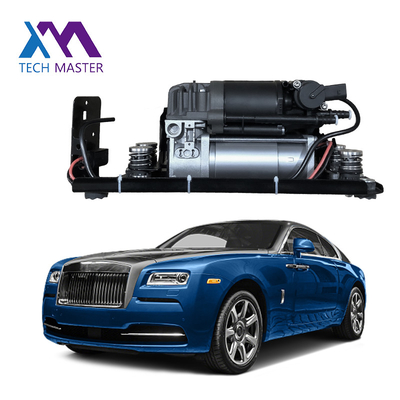 Rolls-Royce Ghost Wraith için yeni çerçeve ve valf bloğu ile havalı süspansiyon kompresör pompası 37206886059 37206850319