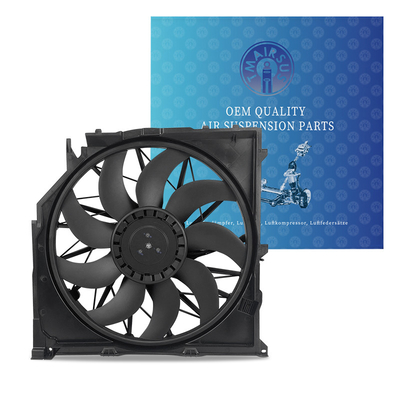 BMW E83 ISO TS15949 Sertifikasyonu için OEM Seçenekleri ile Verimli Plastik Araba Soğutma Ventilatörü