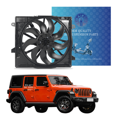 Jeep Wrangler JL 2018-2022 Gladiator 68272755AC 68272755AB için araba motoru soğutma radyatörü fanı