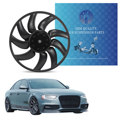 OEM Kauçuk Çelik Alüminyum Araba Soğutma Fan Motoru Audi A4 S4 Q5 A5 A7 Macan için