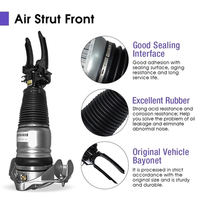 Otomobil Araç Hava Süspansiyonu Şok Absorbörü 7L6616039D Havalı Strut Ön Şok Absorbörü Q7 4L 2007-2015 için