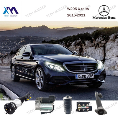 W205 C300 C350 için Ayarlanabilir Amortisör Ön Sol Hava Süspansiyon Amortisör Meclisi 2053200525 2053200138