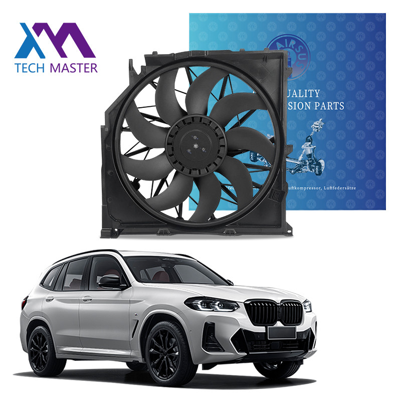 BMW E83 ISO TS15949 Sertifikasyonu için OEM Seçenekleri ile Verimli Plastik Araba Soğutma Ventilatörü