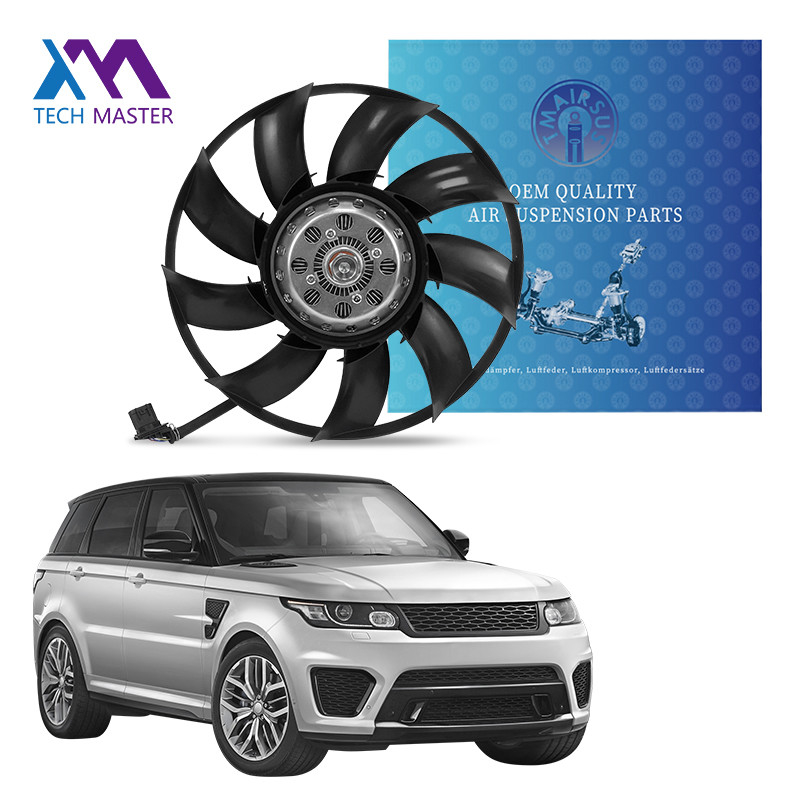 Land Rover L320 Motor Soğutma Sistemi Parçaları için Plastik 12V Araç Soğutma Ventilatörü LR025965 Orijinal Parça Kalite