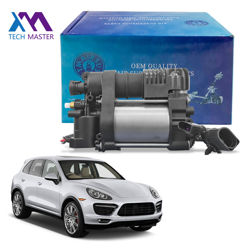 Kompakt ve dayanıklı hava sürüş süspansiyon kompresörü 95835890100 7P0616006 Porsche Cayenne Touareg Macan ve Hyundai Volvo için