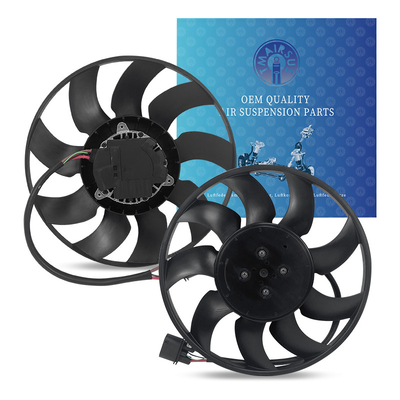 600W PORSCHE Cayenne Araba Soğutma Fan Montajı Motor Işınlama Sistemi Parçaları 8W0959455K PAB95945520 PAB95945530