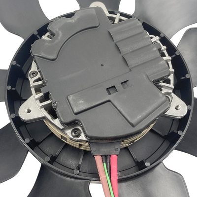 Seviye 600W ISO TS15949 Otomobil Motoru Soğutma Sistemi Volkswagen Touareg için Soğutma Ventilatörü